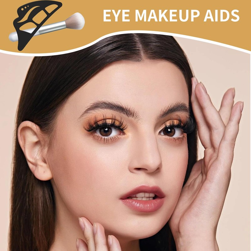 atnayo 2PCS Eyeshadow Stencils, Eyeshadow Stencil Tool for Eyes