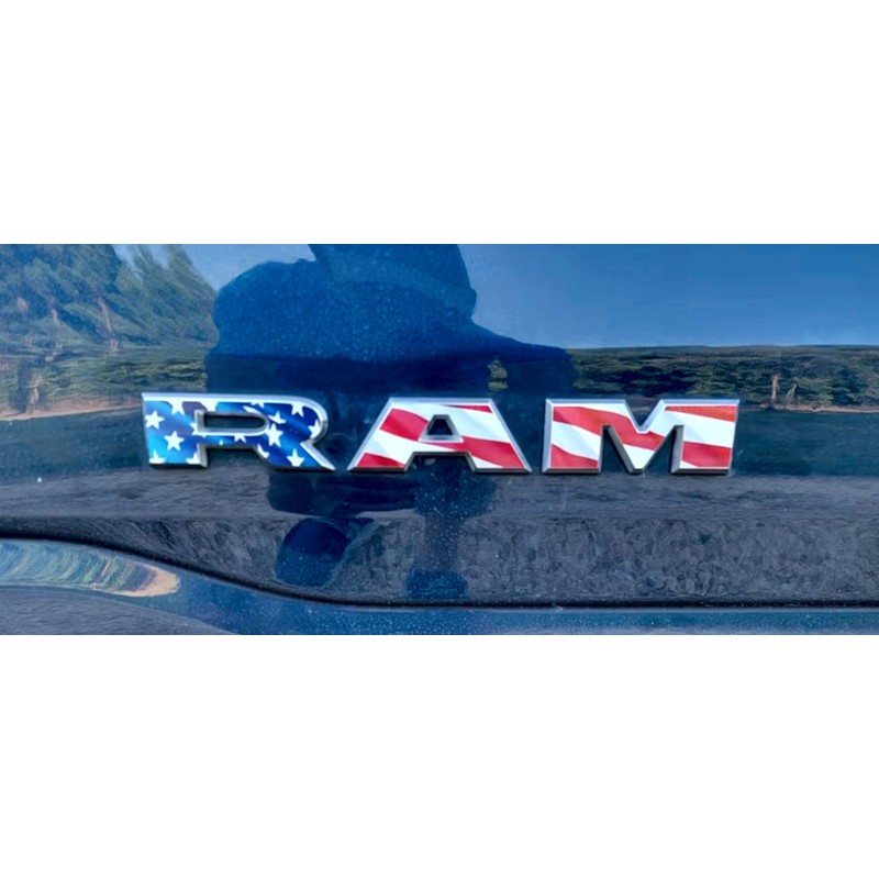 Reflective Concepts 2019-2025 RAM Door Emblem Overlay Decal Stickers -