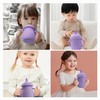 HOYEHOLA Silicone Baby Training Sippy Cup with Straw and Lid