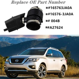 Engine Air Intake Hose 16576-3JA0A, For Nissan Murano 2015-2023 Pathfinder 2013-2016,For Infiniti QX60 2014-2016 JX35 2013,Air Mass Meter Boot 165763JA0A 16576-3JA0A 004B A27624