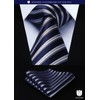 HISDERN TA5-01S Set of 5 Ties and Pocket Squares for