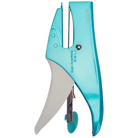 Leitz 55312051 Heftzange (Inkl. 1000 P2 Heftklammern Nr. 10) metallic eisblau