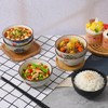 6 Pack Rice Bowls, 4.5 Inch 10 Oz Japanese Retro