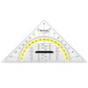 Westcott Set Square, Plastic, 14 cm, Transparent, Other Styles Available