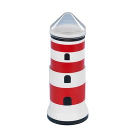WENKO Cotton Pad and Ear Stick Holder - Cotton Pad Dispenser, Cotton Bud Holder Stand Out With This Lighthouse Dispenser That Will Be A Beautiful Decorative Landmark In The Bathroom