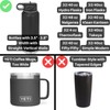 BottlePro (2-Pack) - Adjustable Cup Holder Adapter, Compatible with 32/40