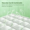 Anluoer Memory Foam Mattress Topper King for Back Pain, Rayon