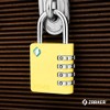 [ZARKER XD40] Heavy Duty Outdoor 4-Digit Combination Padlock for Locker,