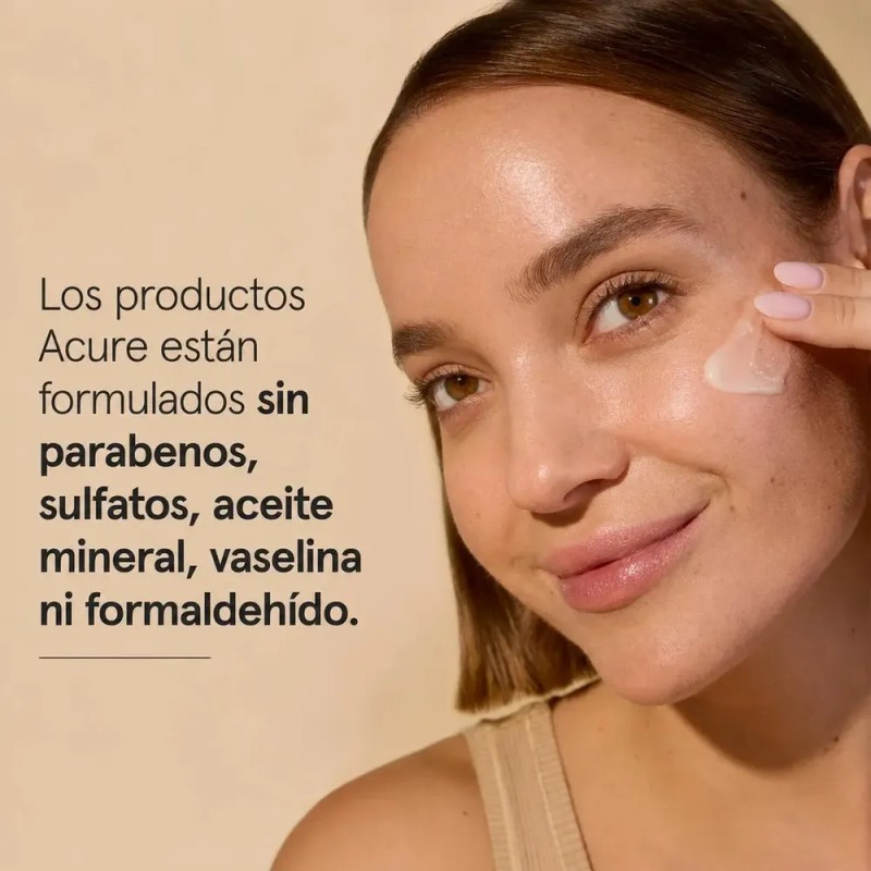 ACURE | Crema Rejuvenecedora para Contorno de Ojos, Desinflama y