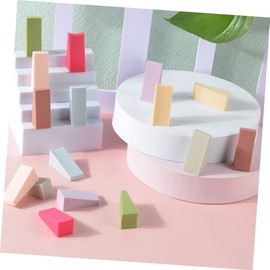 LALAFINA Elegant Nail Art Sponge Blocks 24pcs Gradient Sponges for Women Diy Manicure