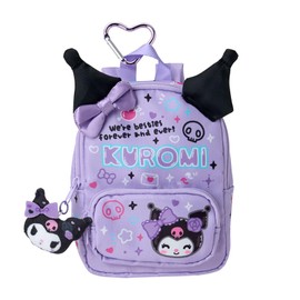 Sanrio 124982 Backpack Shaped Pouch (#Sanrio Gakuen Sparkling Festival), Chromi, Polyester, PVC, Steel, Recommended Ages 3 and Up