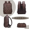Mochila de Cuero Elegante para Hombre: Impermeable, para Laptop y