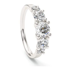 Kolibri Rings Women's Ring Cubic Zirconia Silver 925 Engagement Ring Stacking Ring Cubic Zirconia Free Jewellery Case, Precious metal, Cubic Zirconia