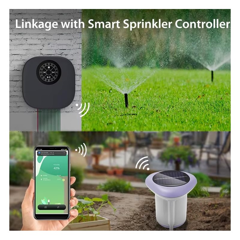 Solar Powered Wireless Zigbee Soil Moisture and Temperature Sensor for
