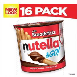 Nutella & GO! Hazelnut and Cocoa Spread + Breadsticks, 1.8 oz., 16 pk.