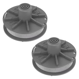 MUFUSHAN 2 x grass trimmer replacement spool, grass trimmer line compatible with Gardena 05307-20 Easycut 400 ComfortCut450 SmallCut 300, item no. 8846, 8847, 8848, 9805, 9806, 9807, 9808 and 9809