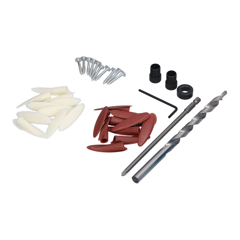 15° Oblique Hole Locator Positioner Set Aluminum Alloy Pocket Hole