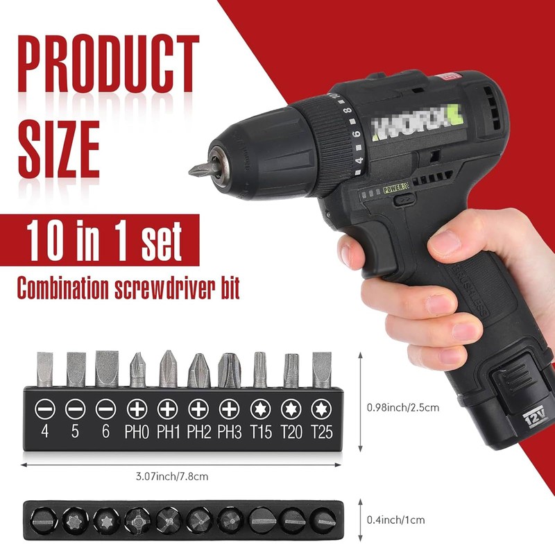 Tools Flexible Drill Bit Extension, Include 3pcs Rotatable Socket Adapter