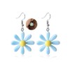 Girls' Daisy Earrings, Daisy Earrings, Hanging Flower Earrings, Flower Earrings,
