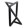 ECLV Z-Shaped Steel Table Legs - Country Style for Dining,