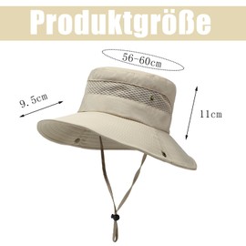 ClcIosis Women's Foldable Fishing Hat Women's Hiking Hat Women Sun Protection Head Women Bucket Cap Fishing Hat Foldable Hat Fishing Hat Women Men Unisex Sun Hat Women Men 55 to 60 cm, White
