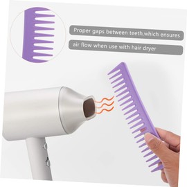 Baluue 8pcs Professional Hair Cutting Comb Ergonomic Wide Tooth Barber Comb for Hair Styling and Scalp Massage Design for Salons and Home Use