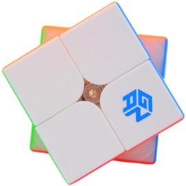 Bukefuno GAN 251 V2 2x2 Cube Gans Mini Speed Stickerless GAN251 V2 51mm Cube 2x2x2 Beginner Toy Magic Puzzle