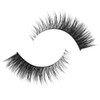 SAFIGLE Handmade Long Natural False Eyelashes 1 Pair Black Voluminous