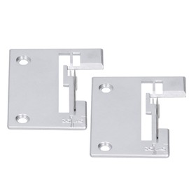 2 uds Placa de Aguja para máquina Singer Overlock Accesorio de Costura de Repuesto de Tablero de Aguja de Hierro