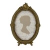 Sunlit Vintage Picture Frame 5x7 Inch, Oval Antique Photo Frames