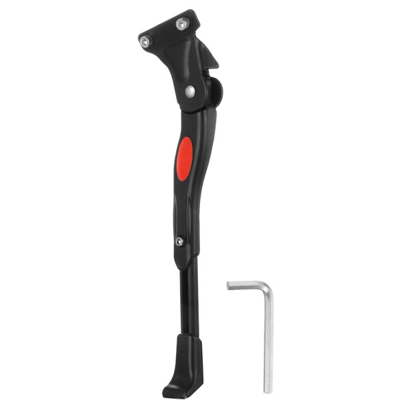 sourcing map Back Bike Kickstand Aluminium Adjustment Bicycle Single-Side Kick