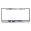 Realtor® Logo License Plate Frame, Silver, Real Estate Agent Supply