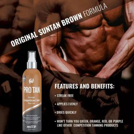 Pro Tan Overnight Color Bronceador Competencia Gym 100 Ml