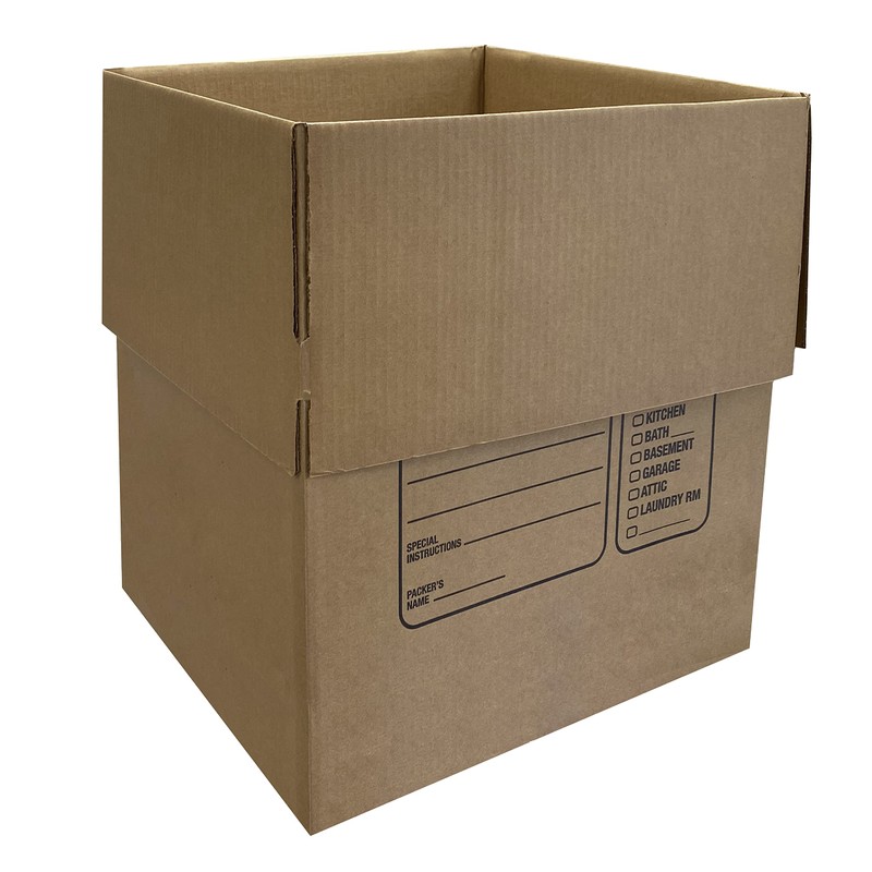 Uboxes Moving Boxes with Handles, 10 Premium Large, 18 x