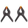 Blackspur 2X Black 114mm Heavy-Duty Spring Clamps - Large Plastic