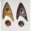 LAPEL PIN Star Trek:Discovery Section 31 or Command 1" Set-