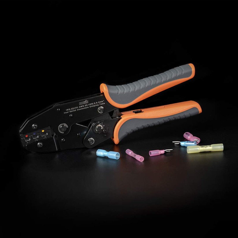 IWISS IWS-2210H Waterproof Crimping Terminal Crimping Sleeve Crimping Tool Ratchet