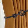 EgoEra® Crown Design Curtain Drapery Holdbacks - Metal Hooks Holder,