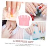 Baluue 2pairs Fingerless Uv Gloves for Nail Art Reusable Comfortable