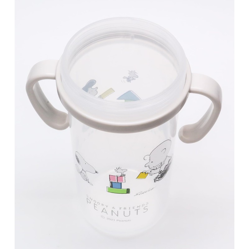 OSK SC-370S Straw Bottle, 12.5 fl oz (370 ml), Snoopy