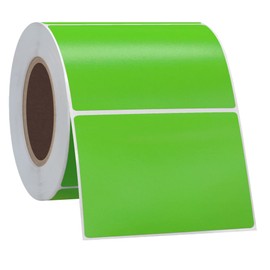 Hycodest 2 Rolls of 3x2 Inch Color Thermal Label Sticker - Vibrant Heat-Sensitive Labels for Shipping, Barcodes, and Packaging - Compatible with Thermal Printers, No Ink Needed (Green)
