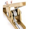 QWORK Brass A-Shape Earth Clamps, 2 Pack 260A Ground Welding