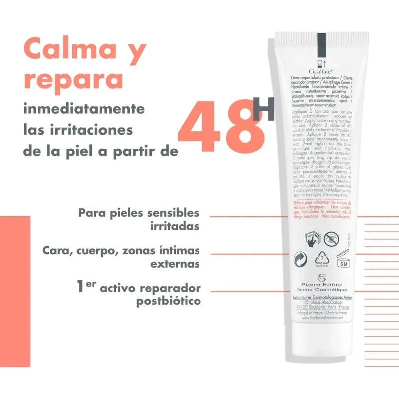 Cicalfate+ Crema Reparadora Avène para Piel Irritada 15 ml