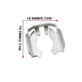 6Pack 12570620 PC61004 Automotive Fuel Injector Metal Retaining Clip Kit