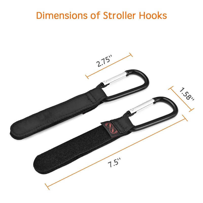 Buggy Clips, Multipurpose Buggy Hooks Pram Clips for Changing Bag