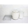 Home Basics Infinity Collection Flat Napkin Holder, Silver Chrome 7.25"