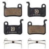 2 Sets Organic Resin Bicycle Disc Brake Pads for Shimano