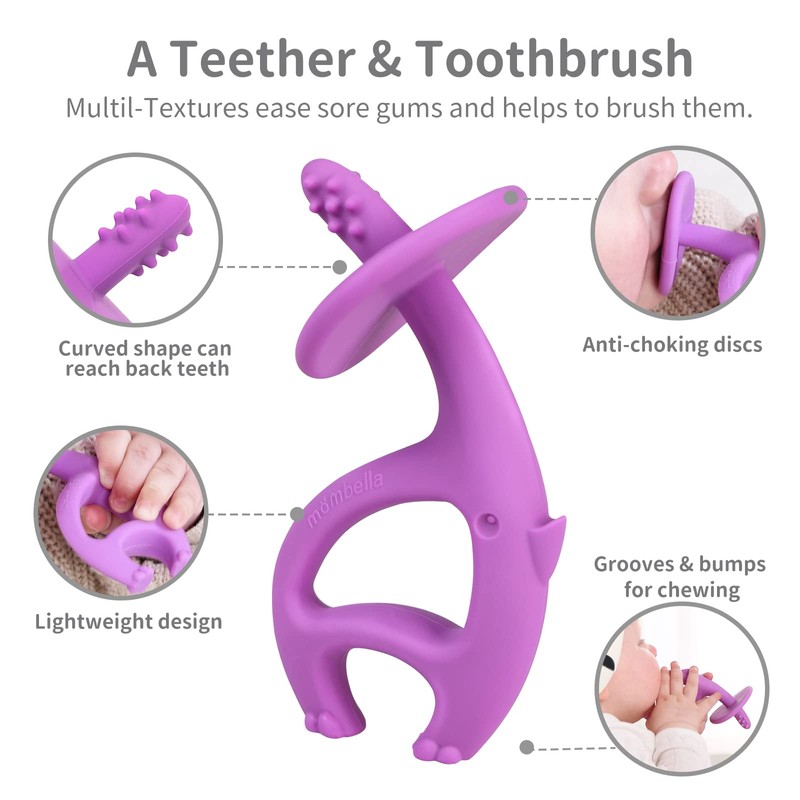 Mombella Baby Teething Toys for Babies 3 6 12 Months