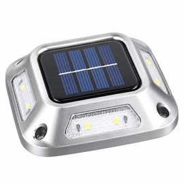 Solar Ground Lights for Outdoor Pathways – Waterproof LED Markers for Steps, Driveways, Walkways and Yards