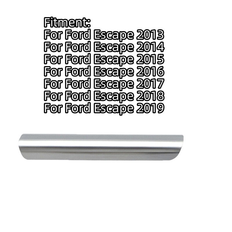 Silver Front Driver Left Side Interior Pull Handle Molding Trim